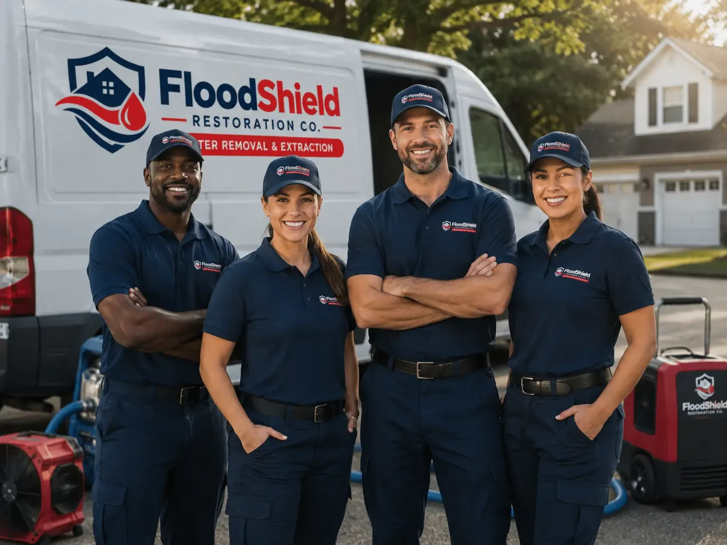 Flood Damage Restoration company in Brashear, TX